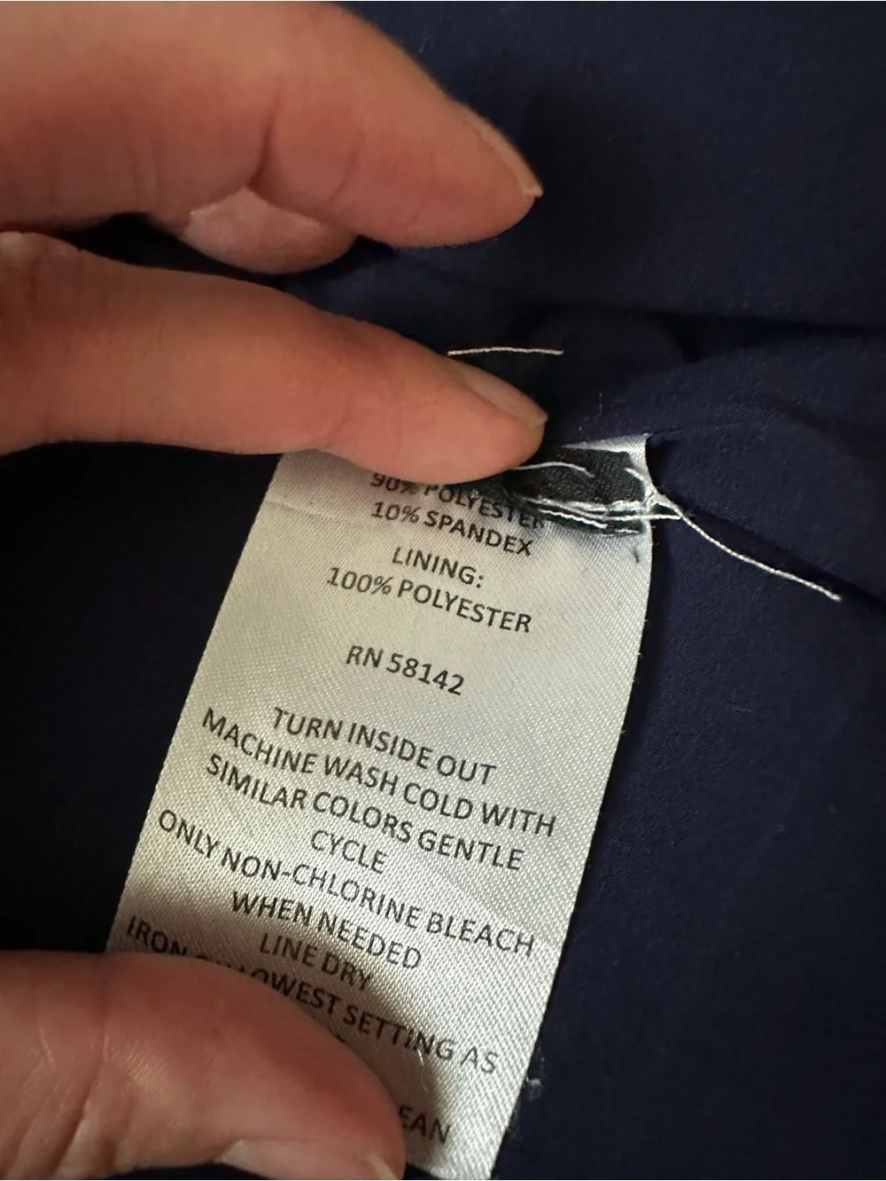 Luxely Denim Contrast Stitch Blue Midi Dress Size 6 - Picture 6 of 13